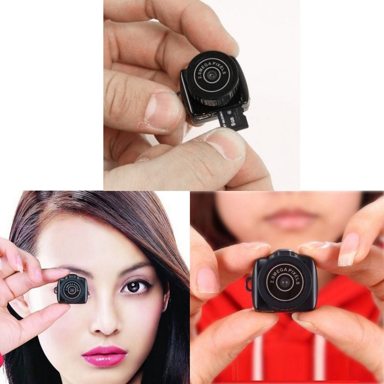 Y2000 HD Outdoor Sports Ultra-Mini DV Pocket Digital Video Recorder Camera Camcorder, Support Max 32GB Micro SD / TF Card(Black), Y2000 Y2000 HD Outdoor Sports Ultra-Mini DV Pocket Digital Video Recorder Camera Camcorder, Support Max 32GB Micro SD / TF Card(Black), Y2000